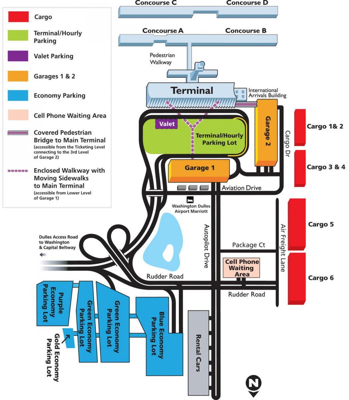 แผนที่ของสเตองพื้นที่สนามบิน