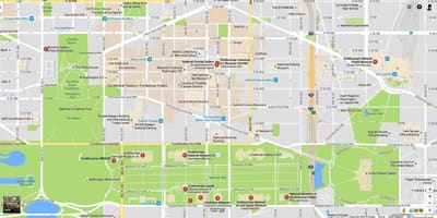 แผนที่ของพิพิธภัณฑ์สมิทโซเนียน