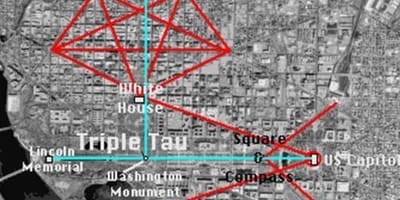 แผนที่ของวอชิงตันดีซี masonic