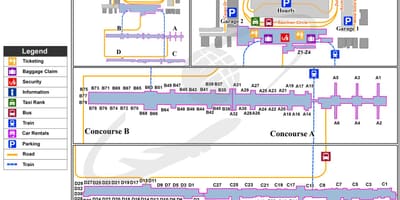 แผนที่ iad ของเทอร์มินัล